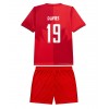 Canada Alphonso Davies #19 Hjemmedraktsett Barn VM 2026 Kortermet (+ korte bukser)
